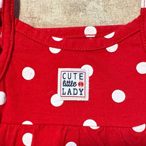 Carter's Red Polka Dot Baby Top - Picture 3 of 3